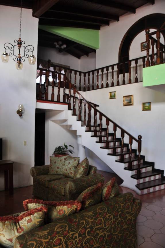 Nosso simpático B&B em Tegucigalpa, a capital de Honduras